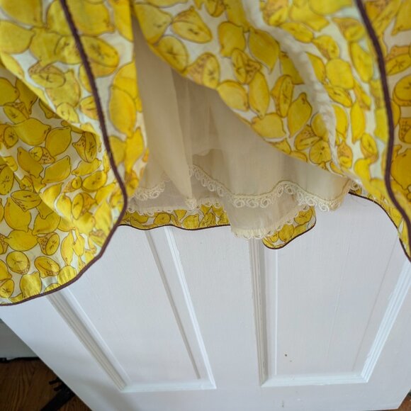 Anthropologie Moulinette Seours Lemon Halter Dress, Size 4 - Picture 6 of 9